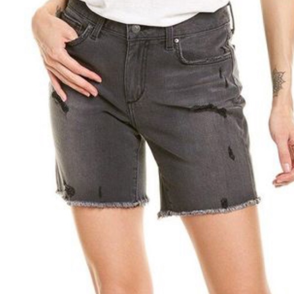 Joe's Jeans Dark Gray Distressed Women's Shorts
